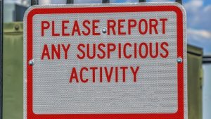 Suspicious behavior