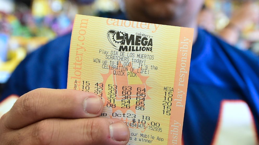 RECORD-BREAKING $1.55 BILLION UP FOR GRABS IN THE U.S. MEGA MILLIONS LOTTERY